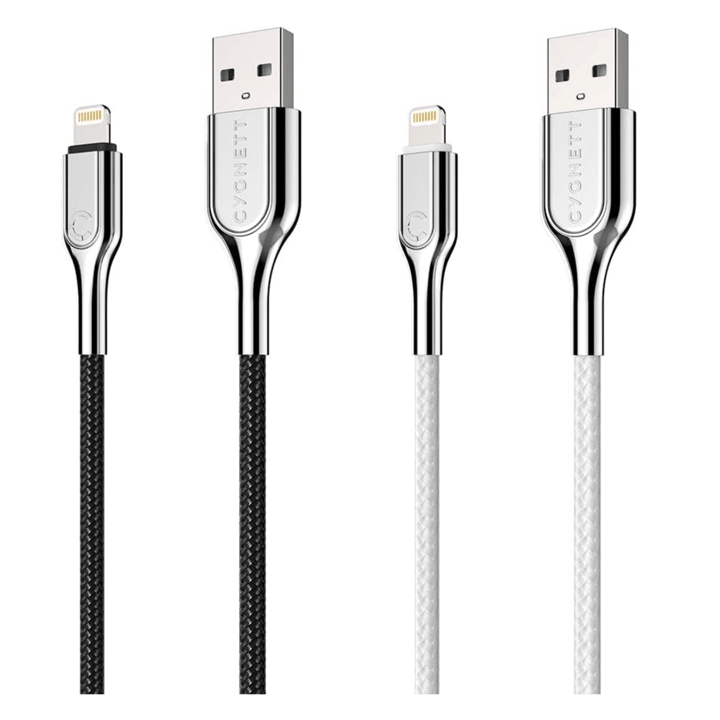 Cygnett Armoured Lightning to USB-A Braided Fast Charging Cable 1M Fle