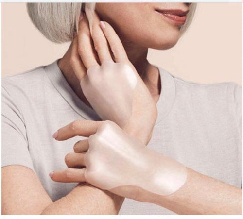 Transparent anti-wrinkle beauty patch