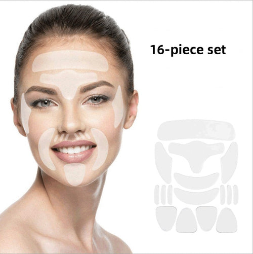Transparent anti-wrinkle beauty patch