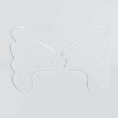 Transparent anti-wrinkle beauty patch