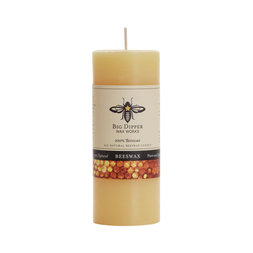 Big Dipper Wax Works Pure Beeswax Pillars