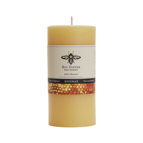 Big Dipper Wax Works Pure Beeswax Pillars
