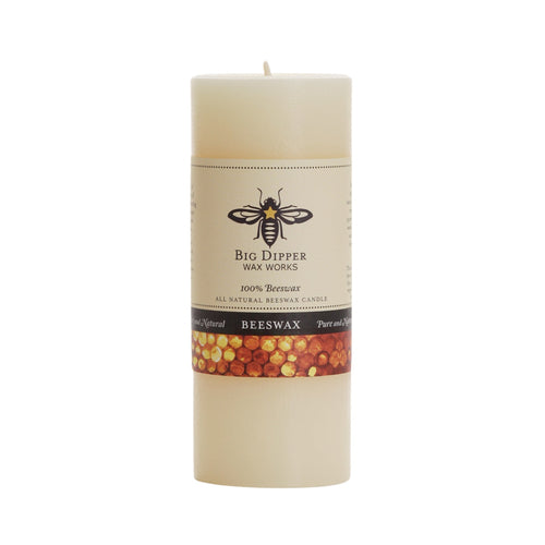 Big Dipper Wax Works Pure Beeswax Pillars