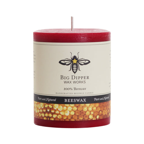 Big Dipper Wax Works Pure Beeswax Pillars