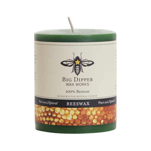Big Dipper Wax Works Pure Beeswax Pillars