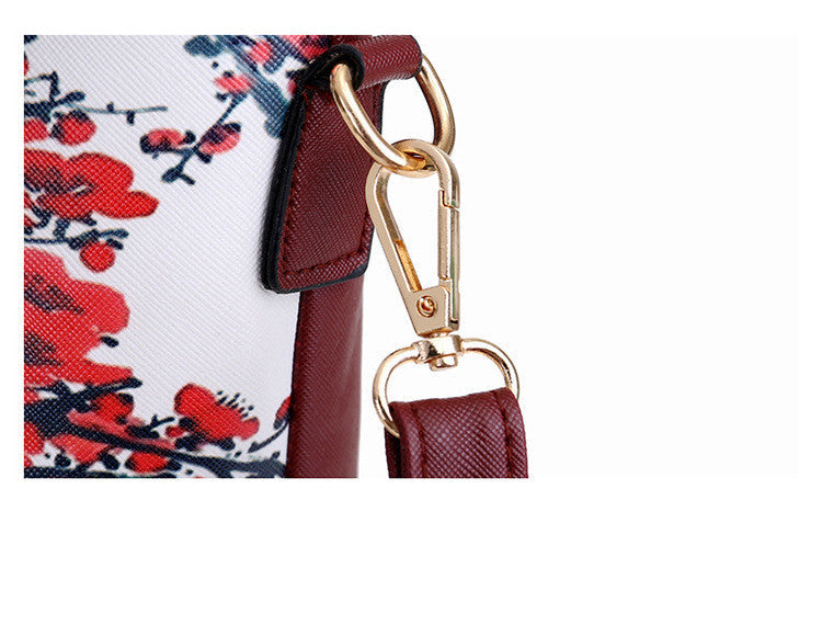 Six-Piece Printed One-Shoulder Handbags For Women