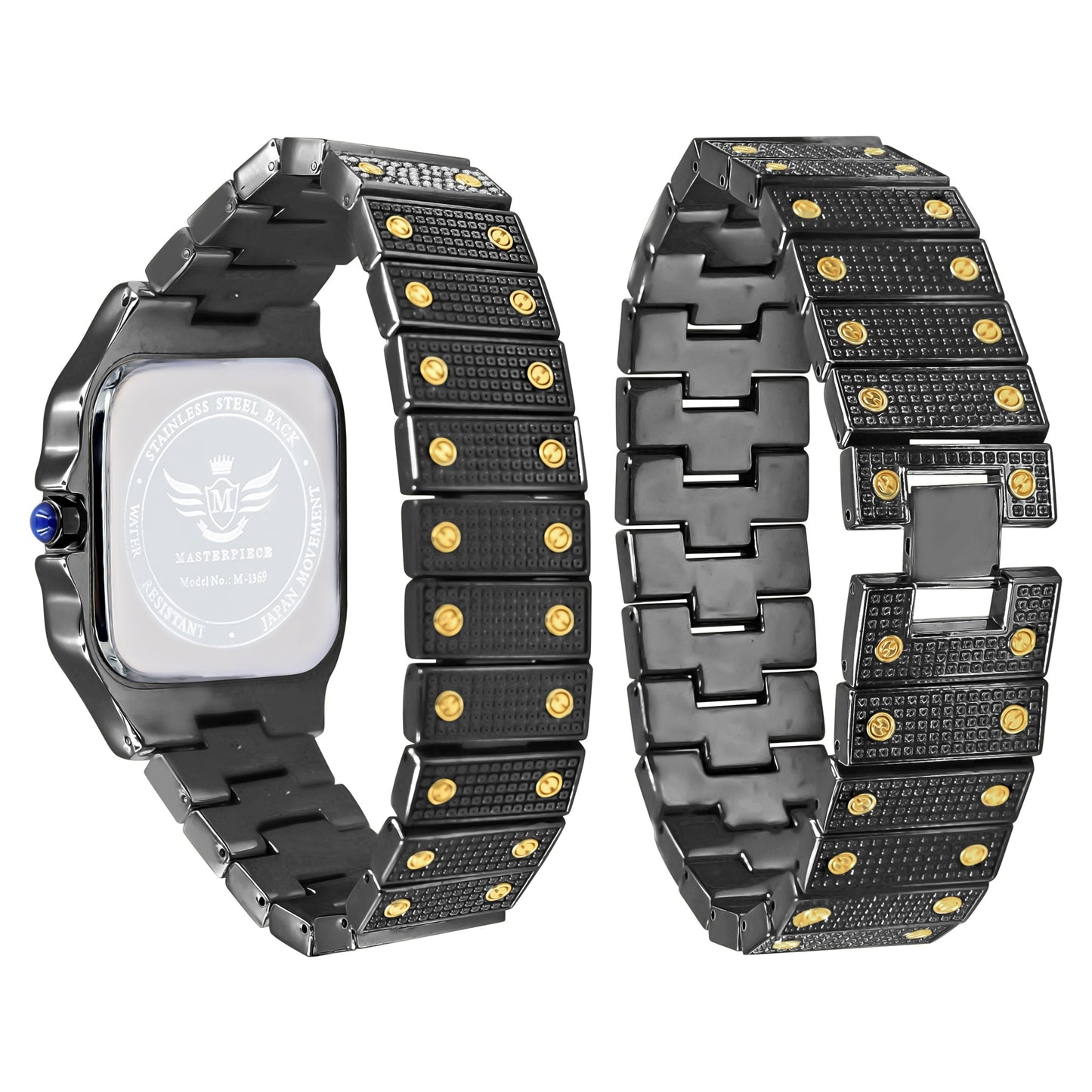 PRODIGIOUS BRASS WATCH & BRACELET SET | 530748