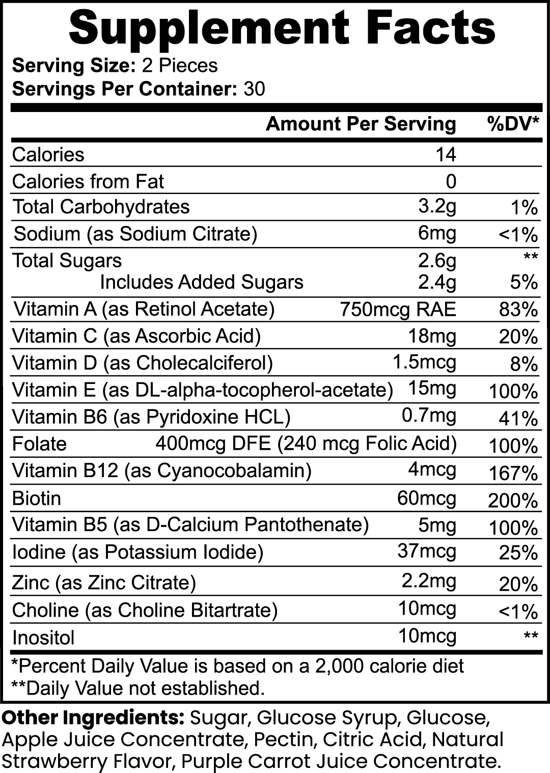 Multivitamin Bear Gummies (Adult) - Multivitamin Gummies