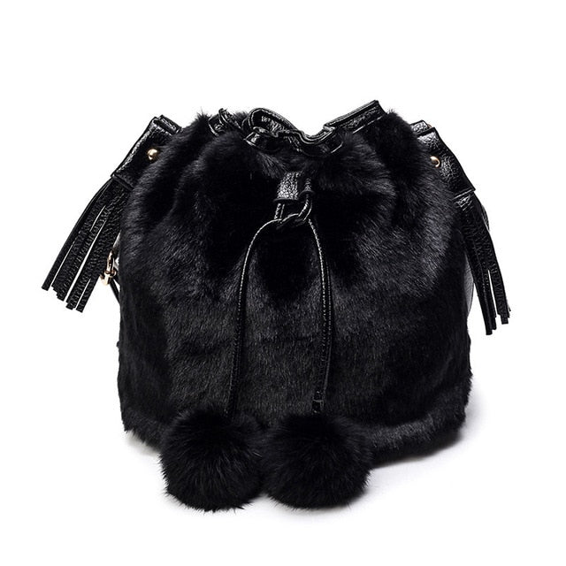 Fashion Plush Handbag For Women