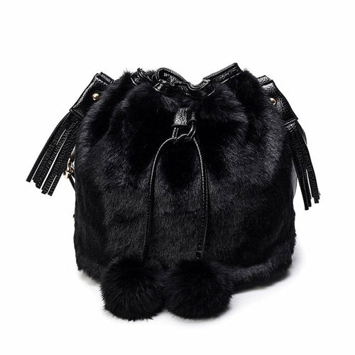 Fashion Plush Handbag For Women