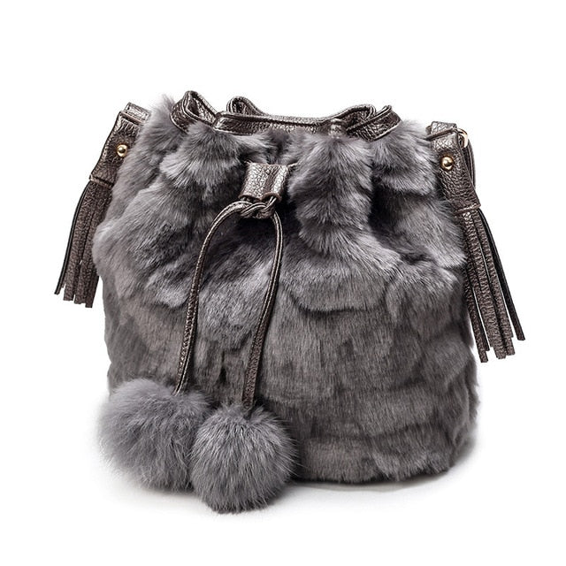 Fashion Plush Handbag For Women
