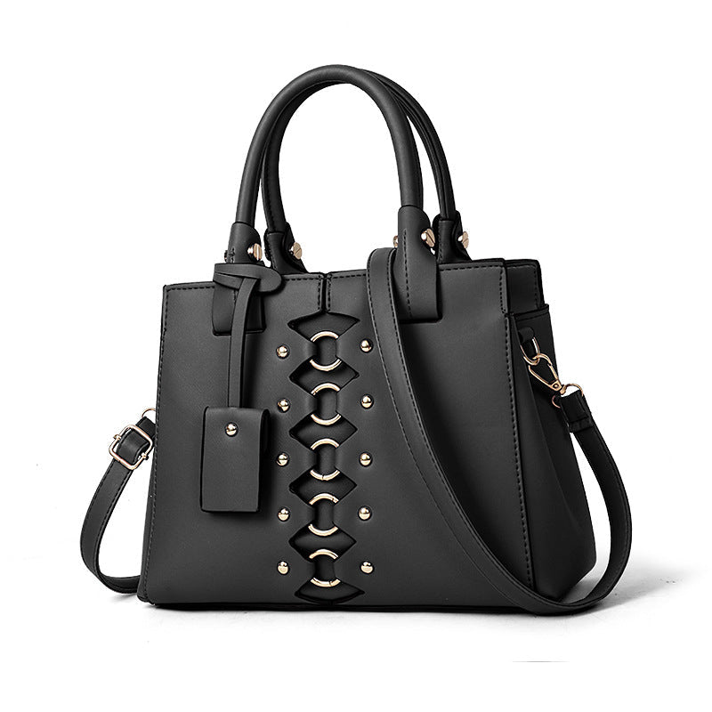 Japanese Style PU Leather Handbag For Women