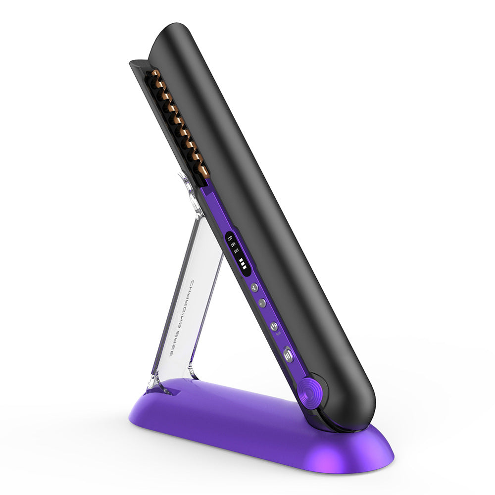 Professional Hair Straightener Ceramic Flat Iron 2 In 1