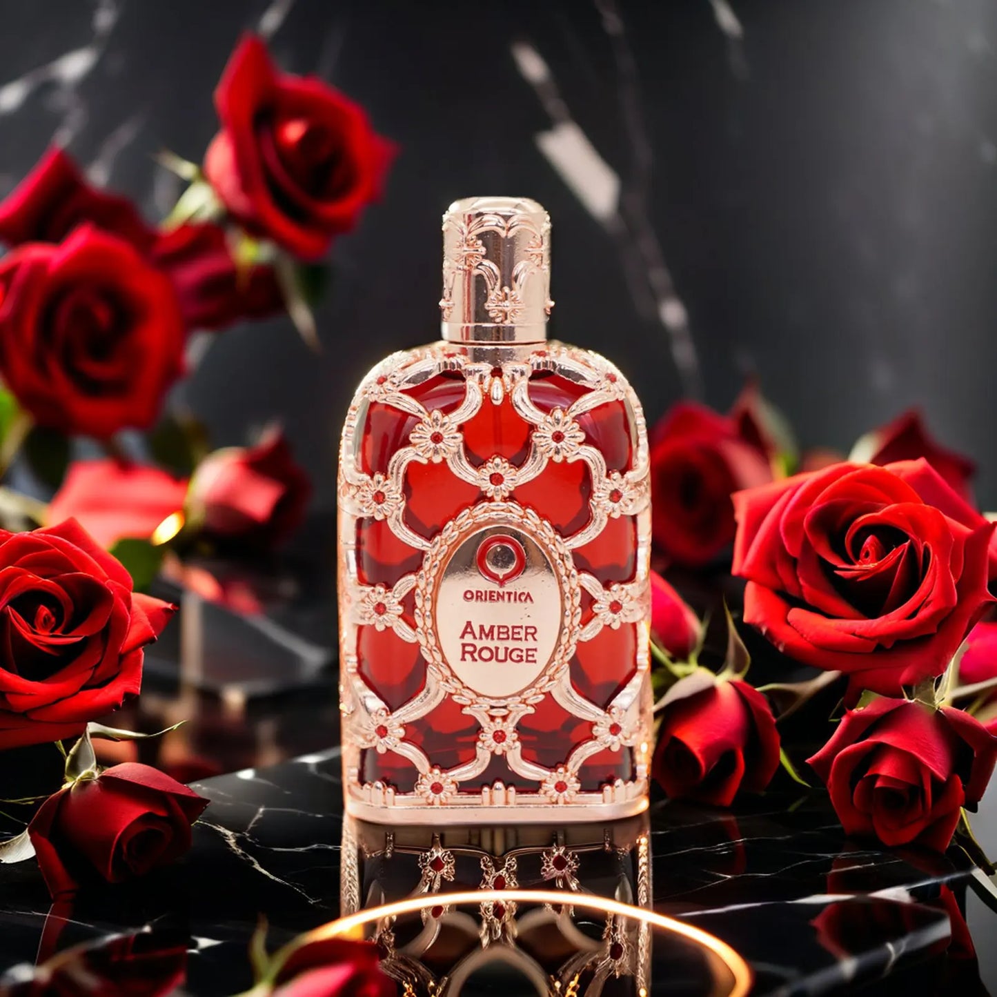 Orientical Royal Amber Rouge Women's Perfume - 2.7OZ, Long-Lasting Floral Scent With Alcohol-Free Formula Perfect Christmas Gift