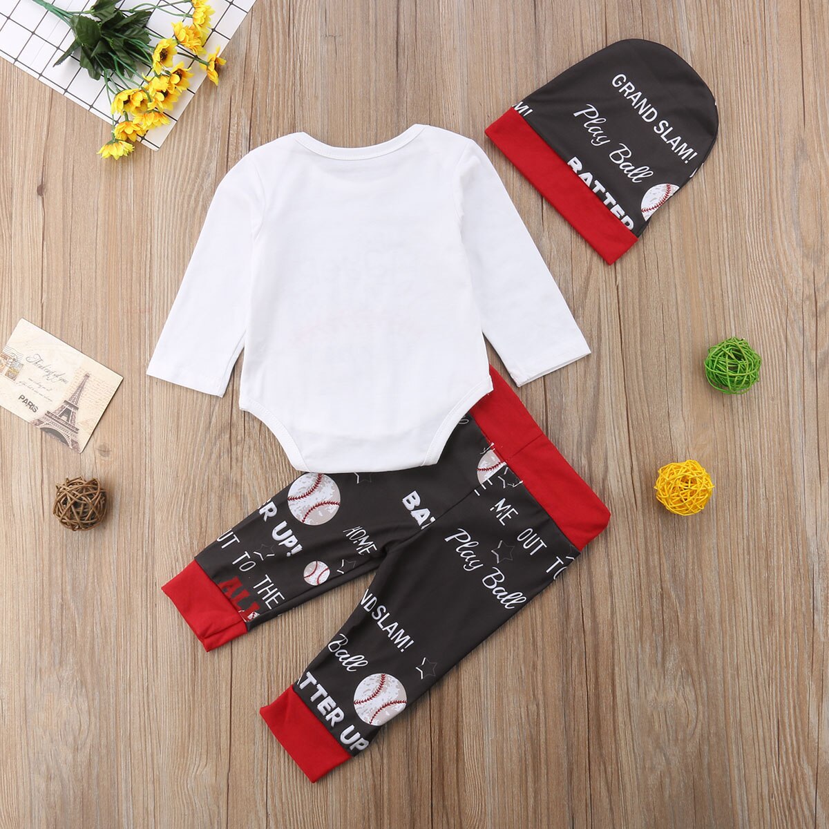 Babies 3pcs Letters Clothing Set Newborn Baby Boy