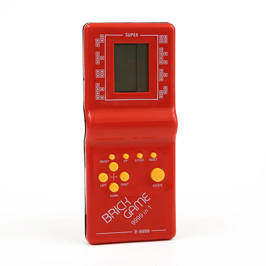 1Pc Classic Handheld Game Machine Brick Game Kids Game Console Toy with Music Playback Retro Children Pleasure Games Player