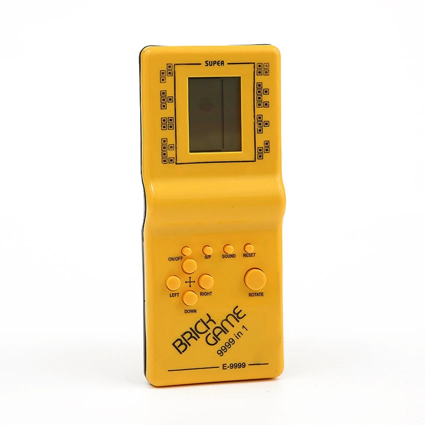 1Pc Classic Handheld Game Machine Brick Game Kids Game Console Toy with Music Playback Retro Children Pleasure Games Player