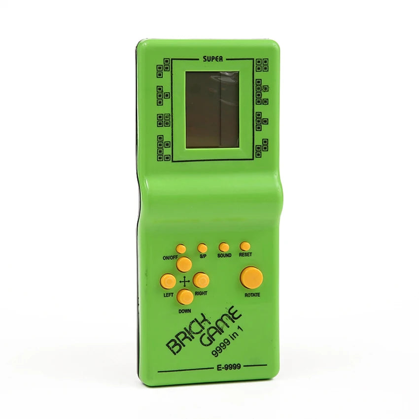1Pc Classic Handheld Game Machine Brick Game Kids Game Console Toy with Music Playback Retro Children Pleasure Games Player