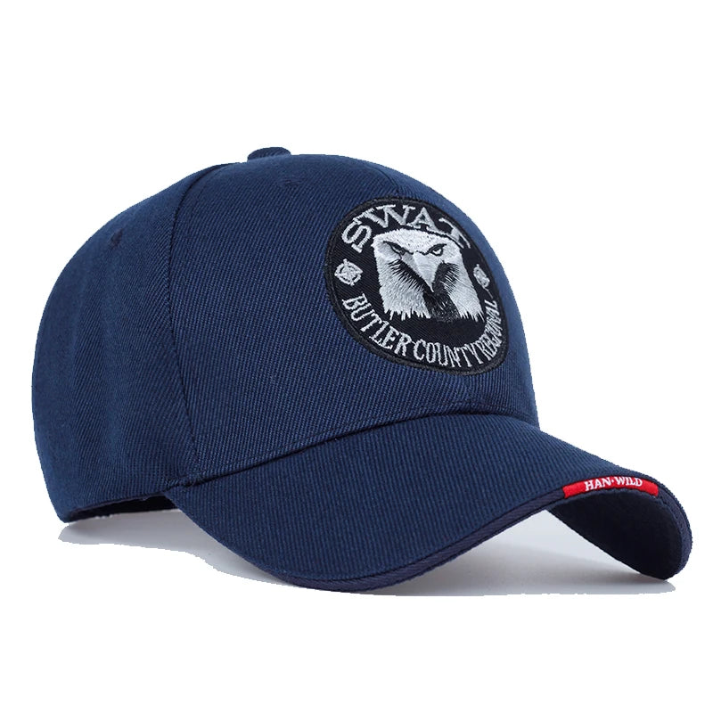 SWAT Army Cap Male Embroidered Eagle Black Baseball Caps Men Gorras