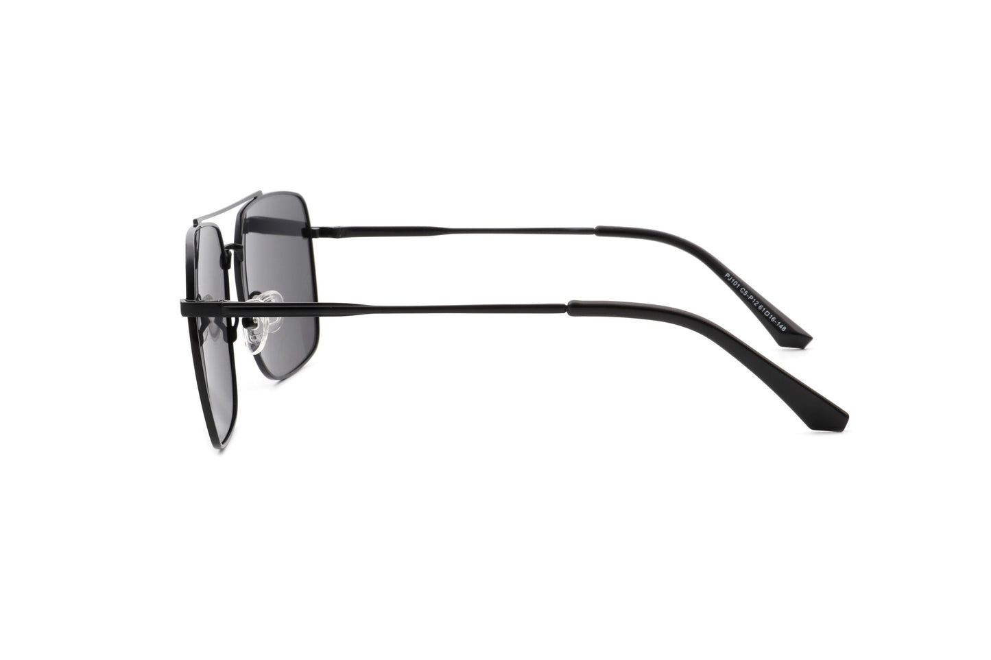 ZURI | Men Classic Square Retro Metal Tinted Sunglasses