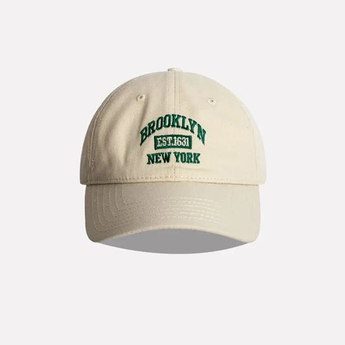 Letter Embroidered Baseball Cap for Women Spring Summer Outdoor