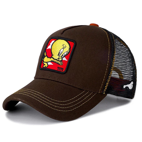 High Quality Brand Anime Cartoon Snapback Cotton Baseball Cap Men