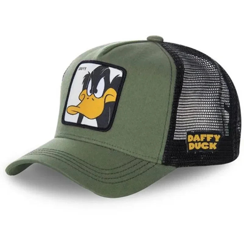 High Quality Brand Anime Cartoon Snapback Cotton Baseball Cap Men