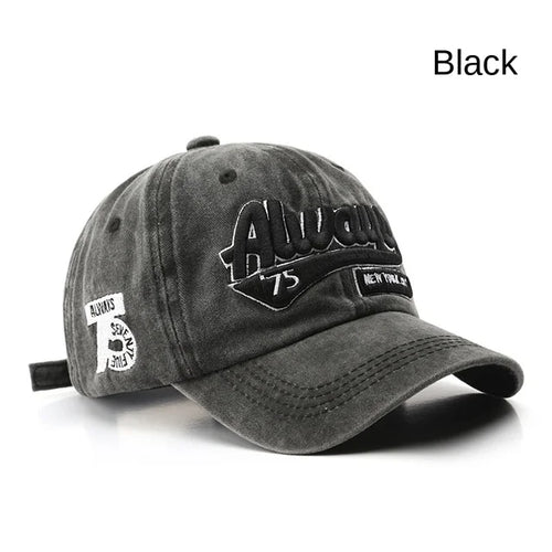 Embroidered Baseball Cap For Women Men New Spring Summer Solid Sunhat