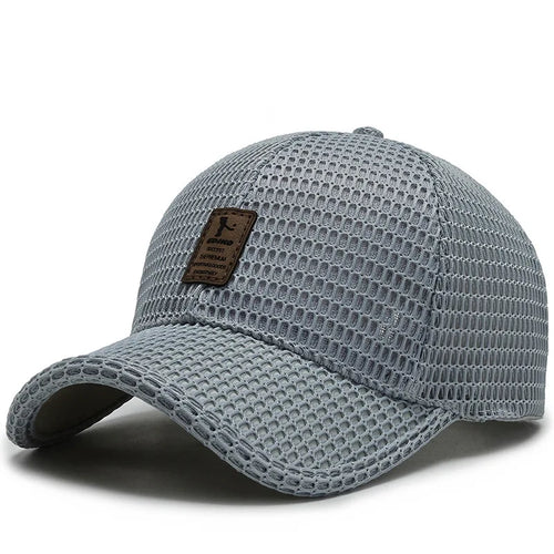 Men'S New Fashion Baseball Cap Summer Breathable Full Net Shade