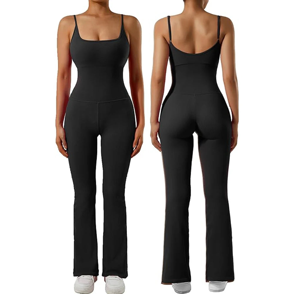 Women Bodysuit Jumpsuit All Season Romper Overalls Sportswear Fashion Streetwear Overalls One Piece Fitness Sports Bodysuits