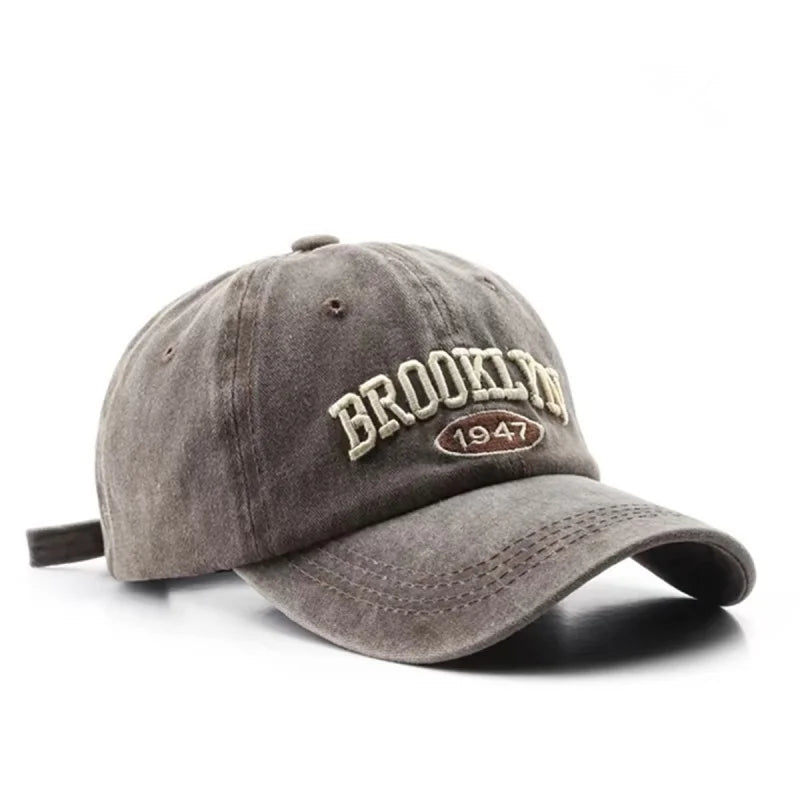 Brooklyn Alphabet Baseball Cap Men Women's Cowboy Baseball Cap Summer