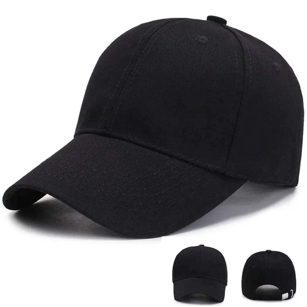 Baseball Caps Black for Mens Women Sports Cap Adjustable Cotton