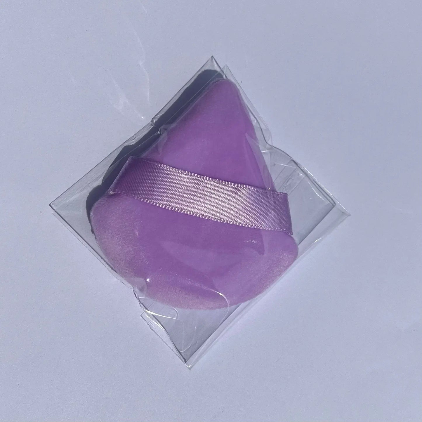 Triangle Velvet Powder Cosmetic Puff Colored Soft Smooth Dry Use Makeup Sponge Puff for Women Beauty Washable Face Makeup Tools