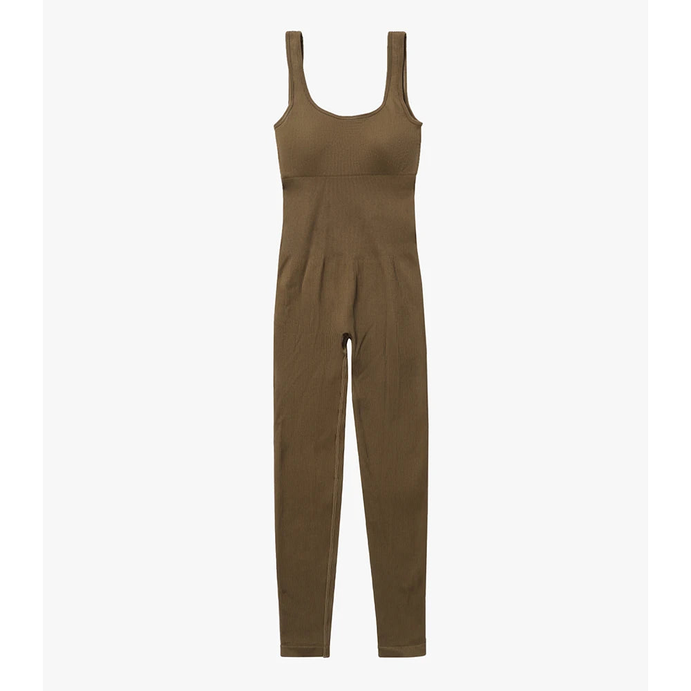 Women Bodysuit Jumpsuit All Season Romper Overalls Sportswear Fashion Streetwear Overalls One Piece Fitness Sports Bodysuits
