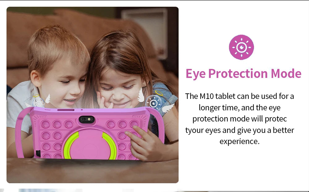 7.0 Inch Tablet PC Quad Core 4GB RAM 64GB ROM Children's best Gifts Android 12 Kids Game Educational Learning Tablets