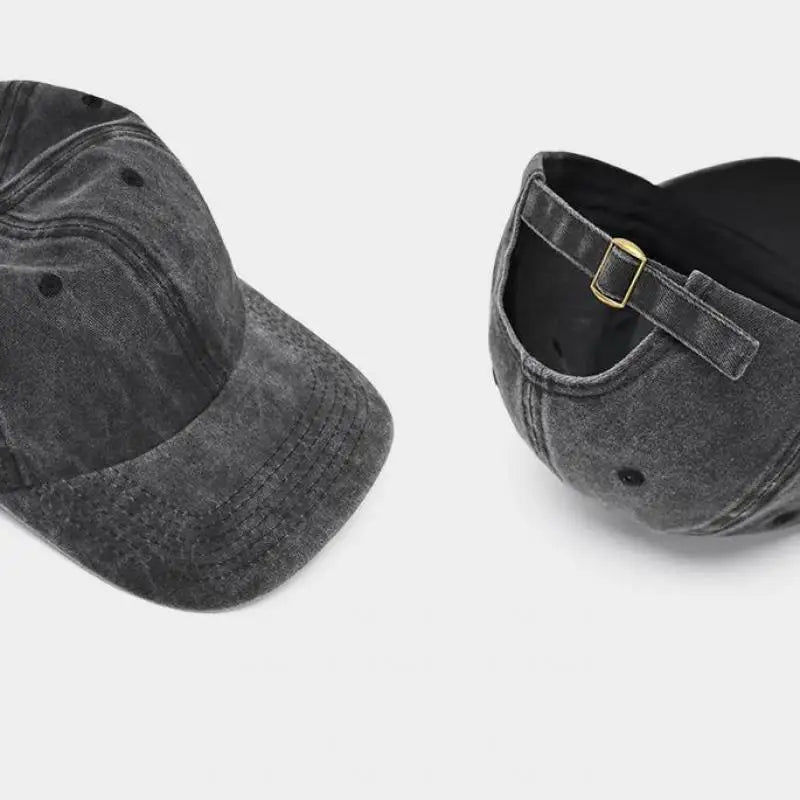 Baseball Cap Washed Cotton Men Women Snapback Hat Vintage Hip Hop Caps