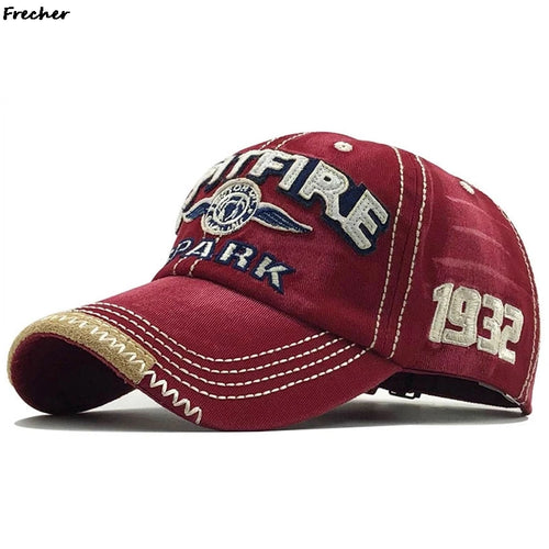 Men Rock Hip Hop Snapback Hat School Jeans Hat Letter Baseball Cap