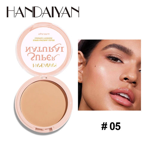 24 Hour Oil Control Pressed Powder Natural Matte Brighten Lasting
