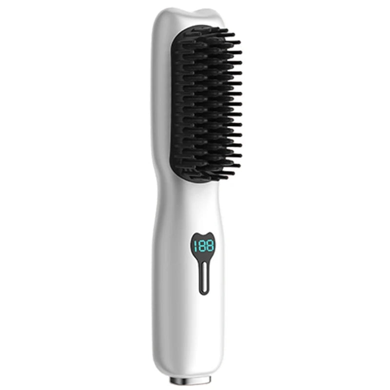 Cordless Hair Straightener Brush Hair Straightener Comb Mini Portable