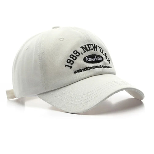 New Letters Embroidery Unisex Baseball Hats For Men Women Soft Cotton