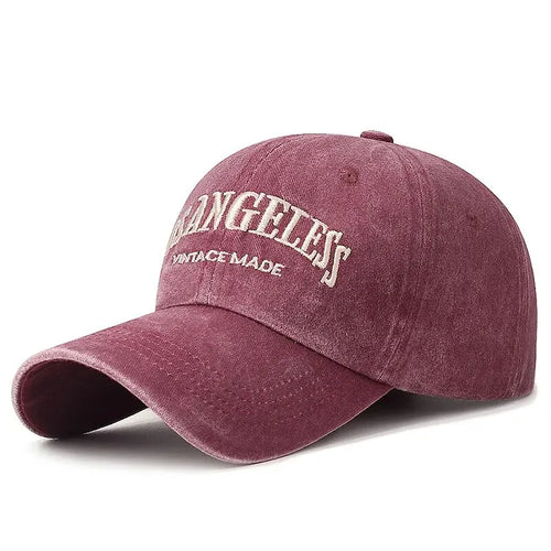 New Soft Top Washed Vintage Coated Cloth Cap Three-Dimensional