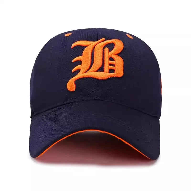 Men Women's Baseball Cap Summer Cotton Hat Embroidery Snapback Hip-Hop