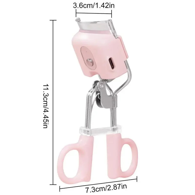 Electric Eyelash Curler Portable Electric Heated Comb Eye Lash Perm Long Lasting Eyelashes Thermal Eyelash Curler Makeup Tools