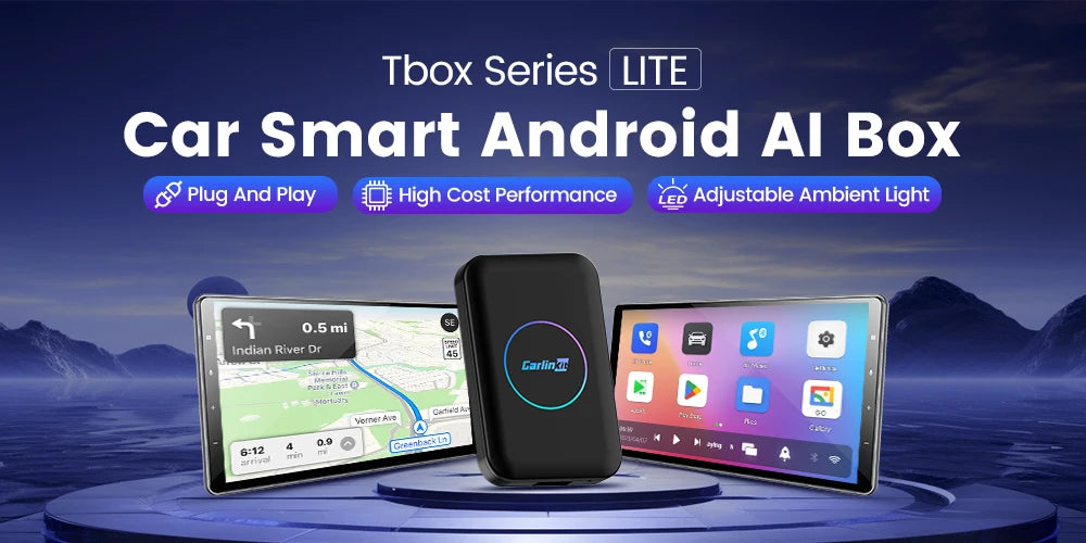 Carlinkit CarPlay Video Box LED Android 13 Wireless Android Auto SM6225 660 8-Core CarPlay Ai Box Support YouTube IPTV 512GB SD