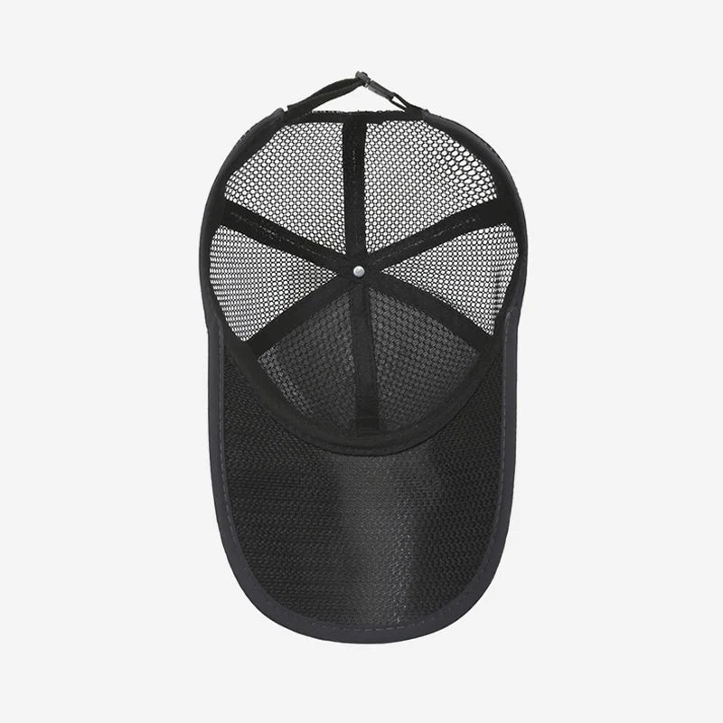 Men's Mesh Baseball Cap Breathable Summer Caps Dad Hat Outdoor Fishing