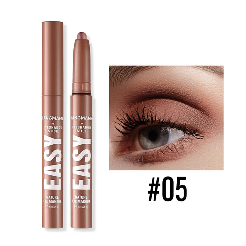 Metallic Pearlescent Eye Shadow Stick Shimmer Blue Eyeshadow Cream