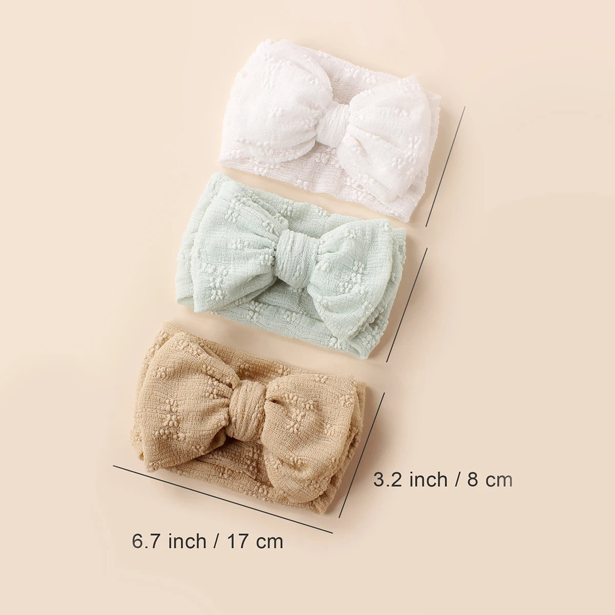 New Summer Breathable Baby Mesh Headbands Top Knot Double Bows Soft Turban Headwraps Girls Hair Accessories
