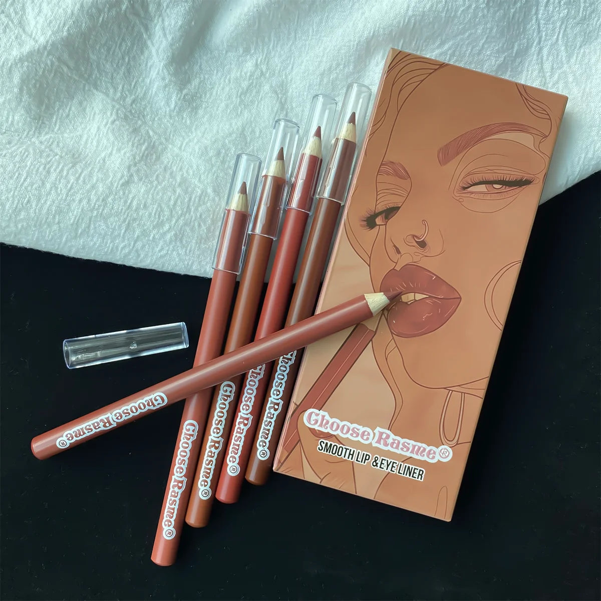 6colors Matte Lip Liner Red Outline Lip Liner Waterproof long-lasting