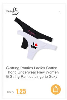 Female Cotton T Back Panties Underwear Customized G String Women Low Waist Thong Underwear Sexy Lingerie Plus Size