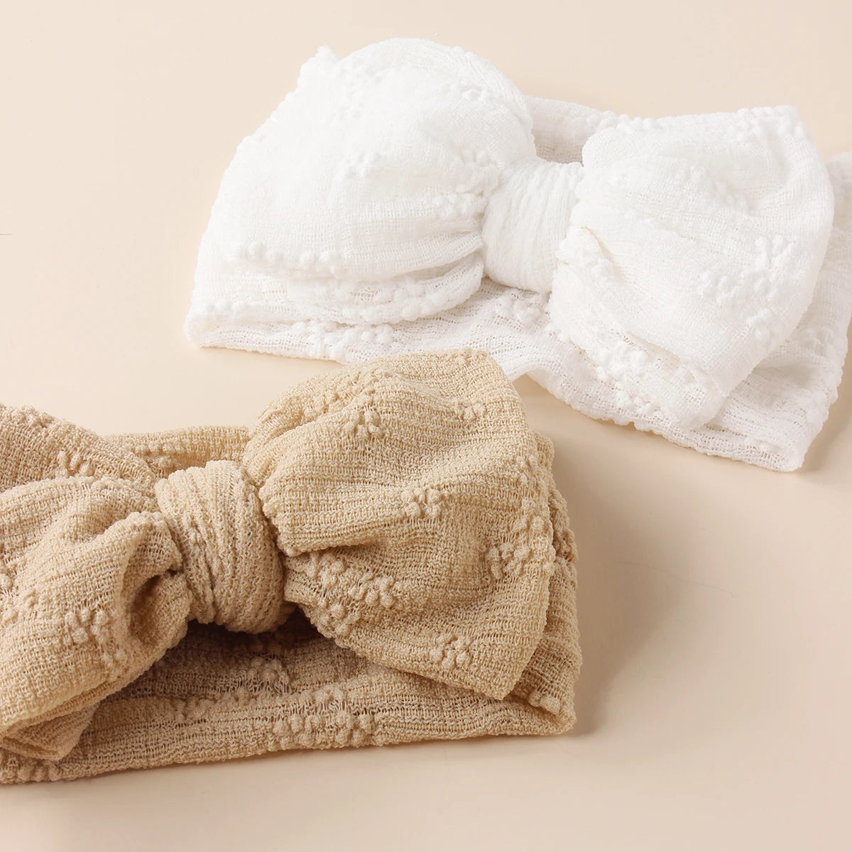 New Summer Breathable Baby Mesh Headbands Top Knot Double Bows Soft Turban Headwraps Girls Hair Accessories